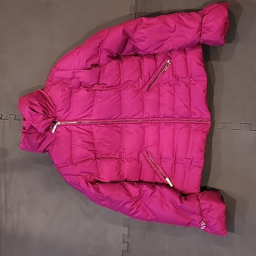 Betsy Johnson Fushia Short Down Jacket